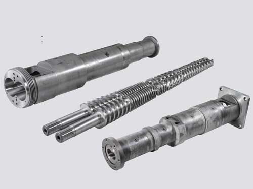 Taper double barrel screw series